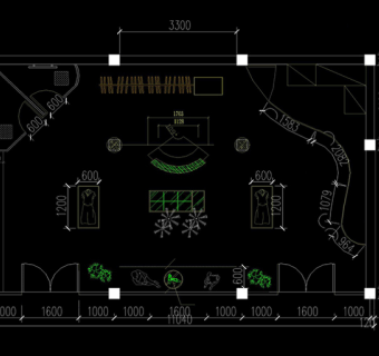 专卖店CAD装修设计图