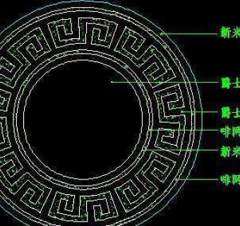 中式铺地、花街铺地、石材拼花CAD图块37