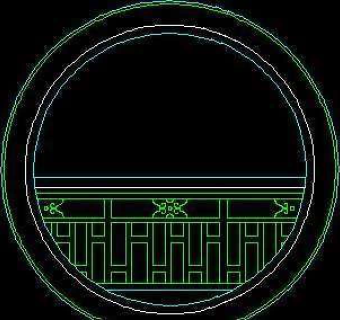 中式窗CAD图块素材37