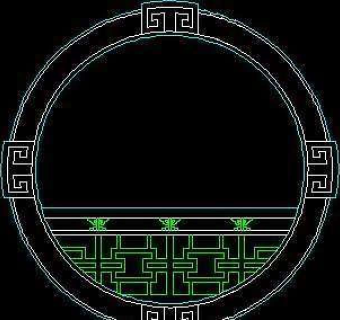 中式窗CAD图块素材36