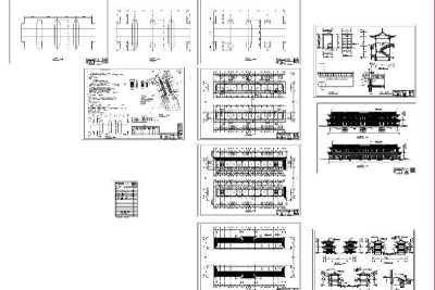 廊桥建筑cad图