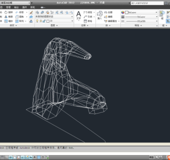 CAD三维扭式水龙头