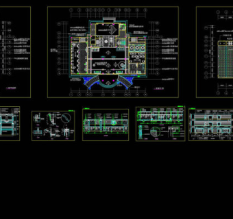 某宾馆装修图CAD图纸