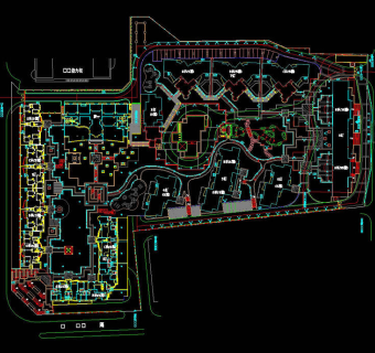 深圳蛇口雍翠府景观cad图纸设计