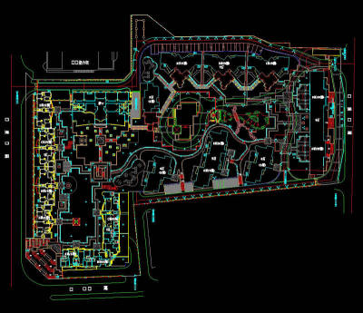 深圳蛇口雍翠府景观cad图纸设计