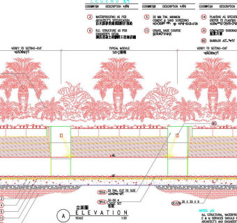 星河湾景观细部cad图纸