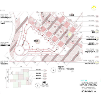 公园景观cad图纸设计图纸素材
