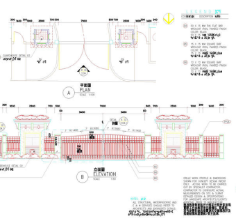 园林景观设计cad图纸