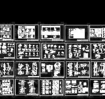 金属线槽配线安装CAD图集3D模型