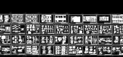 金属线槽配线安装CAD图集3D模型