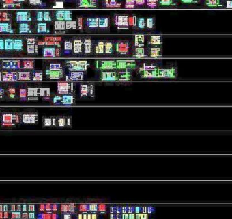 室内装修CAD立面施工图集