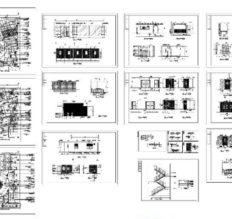 茶楼施工cad图纸