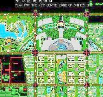 城市中心区规划cad图