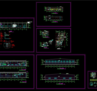 仓库装修施工图CAD图纸