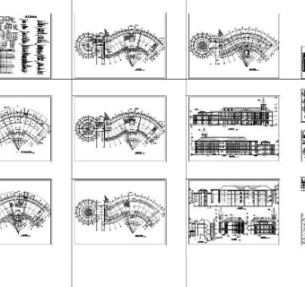 小区会所cad图纸