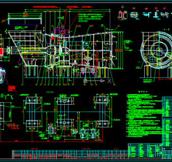 AN40e6轴流风机CAD图纸