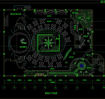 歌舞厅CAD图纸