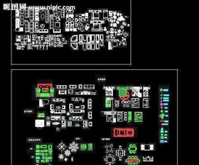 CAD常用家装模块