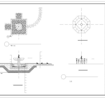 酒店度假村图稿素材cad图纸