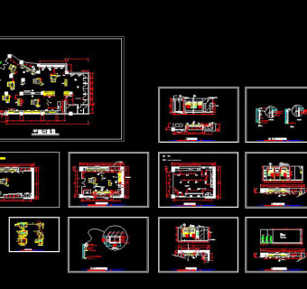 服装专卖CAD装修图