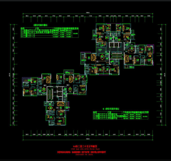 三户cad平面图CAD图纸