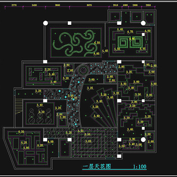 天花图CAD图纸