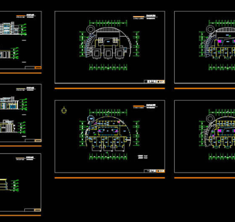 建业绿色家园幼儿园cad图纸