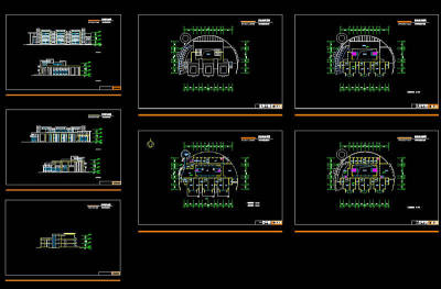 建业绿色家园幼儿园cad图纸