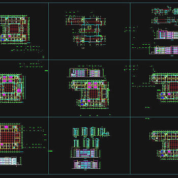 某大学教学楼cad图纸
