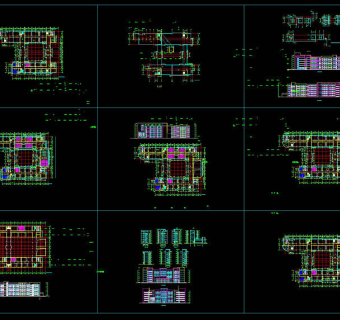 某大学教学楼cad图纸