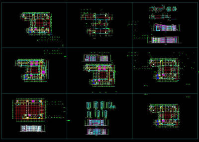 某大学教学楼cad图纸