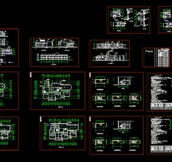 幼儿园cad建筑图
