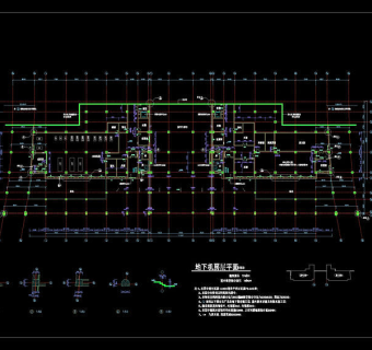 某大学图书馆cad图纸建筑素材