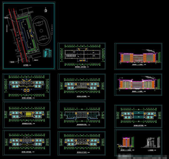 教学楼CAD施工图