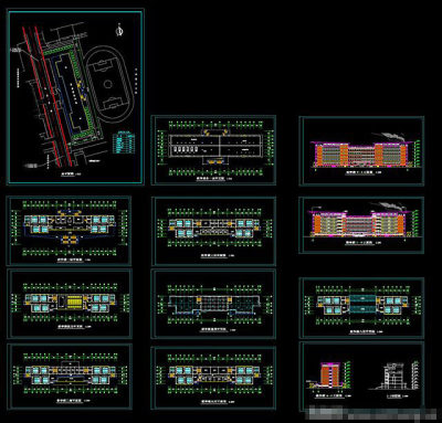 教学楼CAD施工图