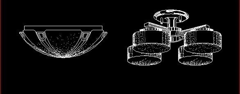 吊灯CAD图