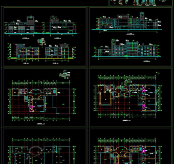 某幼儿园全套建筑图cad图纸