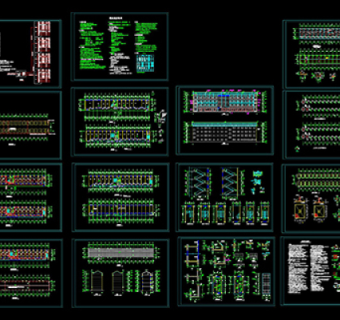 办公楼全套cad设计图