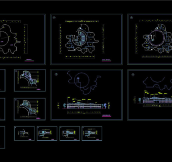 娱乐场所设计装修方案平面图CAD图纸