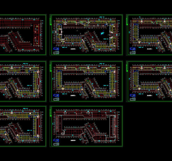 学生宿舍cad图纸