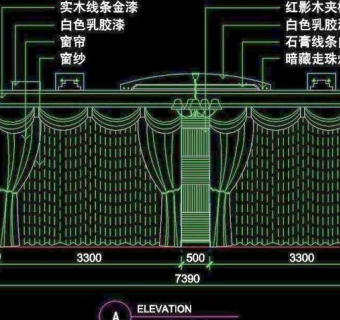 CAD餐厅设计素材