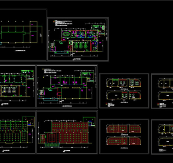 电器厂平面布置图CAD图纸