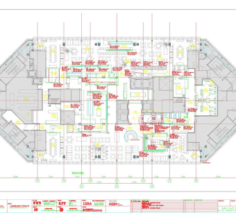 豪华餐厅cad建筑图纸