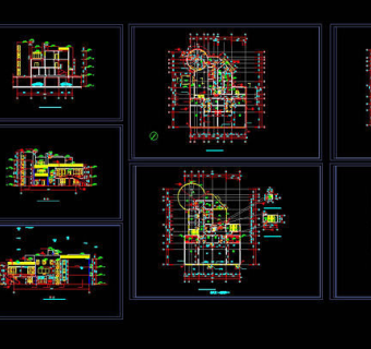 幼儿园平面图纸cad图纸