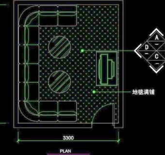 KTV包厢CAD设计素材