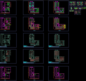 酒店装修cad方案图