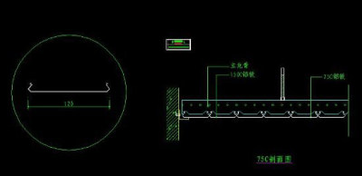 CAD室内设计施工图常用图块之顶棚