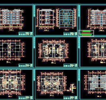 复式公寓CAD设计方案