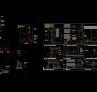 酒店房间cad布置详图