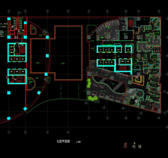 酒店大样CAD平面图